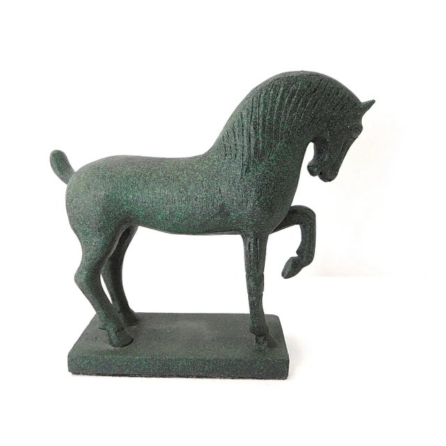 Asian Antique Late 20th Century Imperial Horse of Xian Sculpture For Sale - Image 3 of 11