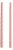 Helix Tapers, Set of 2 - Rosewater For Sale