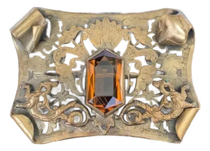 Late 19th Century Victorian Dragon Sash Pin