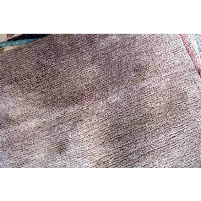 1960s Handmade Vintage Tibetan Khaden Rug For Sale - Image 11 of 12