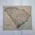 Vintage 1920s South Carolina State Map For Sale - Image 4 of 4