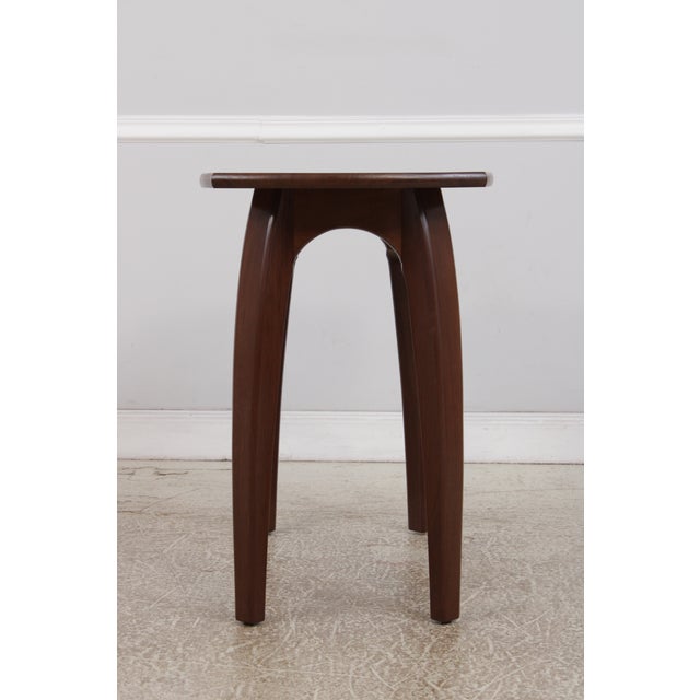 Mid Century Design Modern Walnut Console Table For Sale - Image 4 of 12