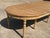 Brown Vintage Dining Table With Four Leaves For Sale - Image 8 of 12