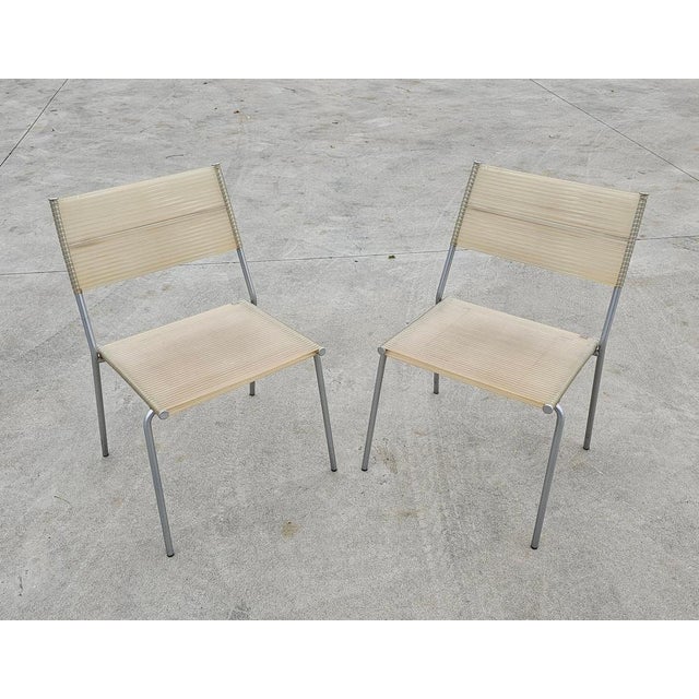 Vintage Italian Dining Chairs by Tito Agnoli for Piero Bonacina, 1990s, Set of 4 For Sale - Image 11 of 15