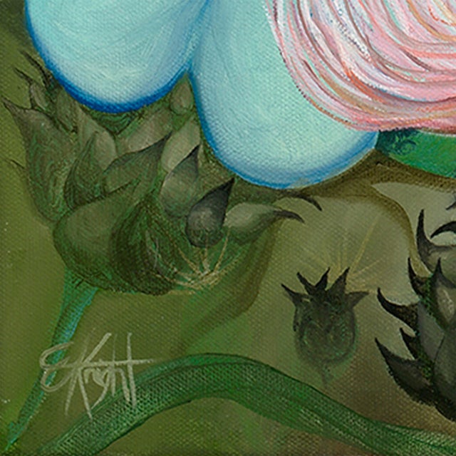 Contemporary "Garden in Wonderland" Original by Emma Knight From the Alice in Wonderland Collection For Sale - Image 3 of 6