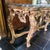 Large 18th Century Console Table with Lacquered and Gilded Wood For Sale - Image 16 of 18