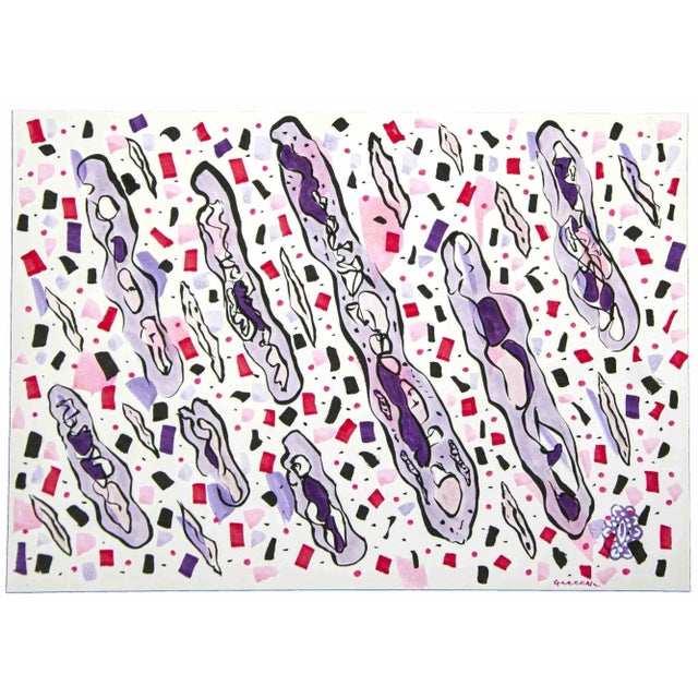 Composition is an original artwork realized by Maurizio Gracceva (Roma, 1955) in 2010. Good condition. Hand-signed. China...