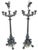 Pair of Napoleon III Patinated Bronze Patina 5-Light Candelabra France Circa 1870s A exquisite pair of Napoleon III...
