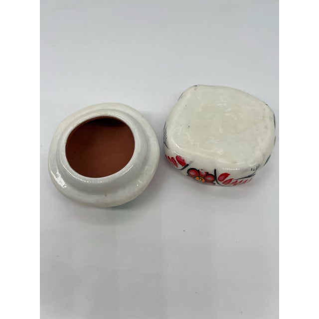 Ceramic Terracotta Mexican Folk Art Frog Box For Sale - Image 7 of 9