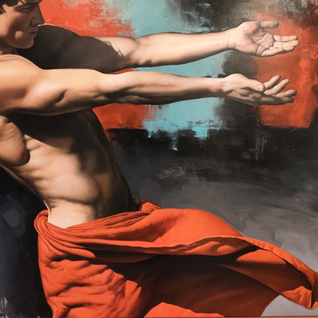 Filippo Manfroni, I'll Be There 2, Oil on Canvas For Sale - Image 11 of 12