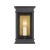 2020s Chapman & Myers by Visual Comfort Studio Cupertino 1-Light Outdoor Medium Lantern Sconce in Textured Black For Sale - Image 5 of 9