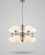 Vintage Chandelier with Polished Chrome Frame, 1970s, in Flawless conditions. Designed 1960 to 1969 European Plug (up to...