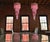 TrMurano Chandeliers with 86 Crystal Pink Prism, Murano, 1990s, Set of 3 For Sale - Image 3 of 11