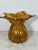 Late 20th Century Mouth Blown Amber Vase For Sale - Image 12 of 12