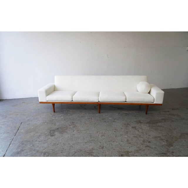 Bestow your eyes upon this absolutely stunning Soren Willadsen four-seat sofa, designed by Illum Wikkelsø circa 1960’s....