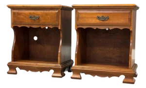 Solid Maple Nightstands by Sweat Commings - A Pair