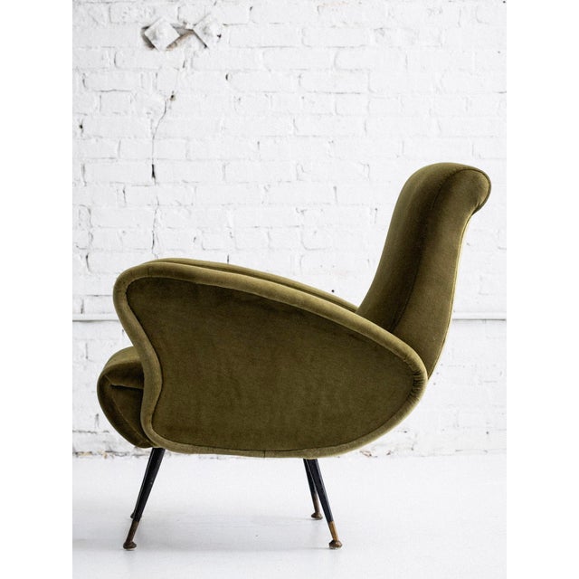 Mid-Century Armchair in the Style of Marco Zanuso For Sale In New York - Image 6 of 12