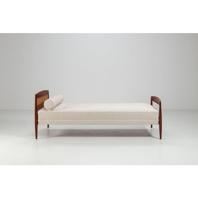 Scandinavian Daybed in Teak and Cane, Denmark, 1960 For Sale - Image 4 of 16