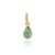 Minimalist 14k Gold Charm Fine Jewerlry Peardrop Emerald Pendant for Her For Sale - Image 9 of 16