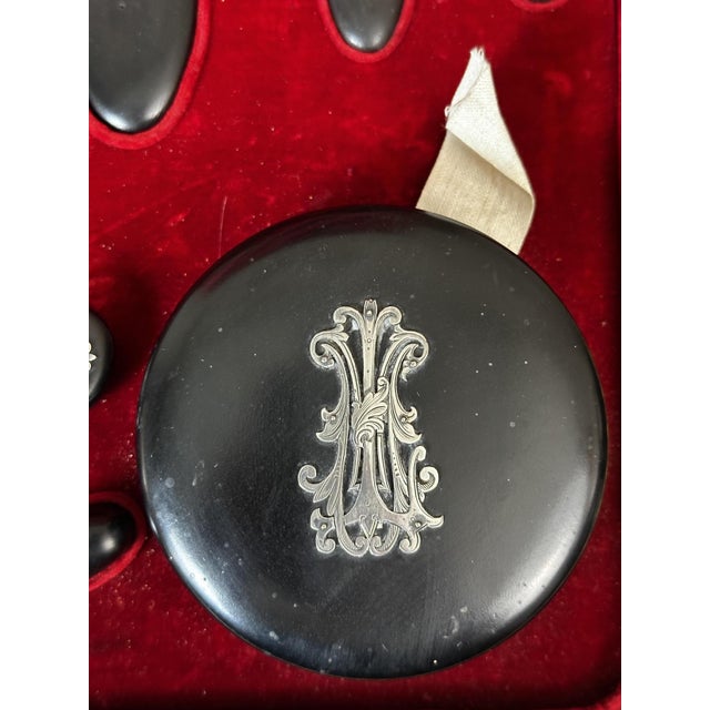 Antique French Toiletry Set, 1890s For Sale - Image 3 of 18