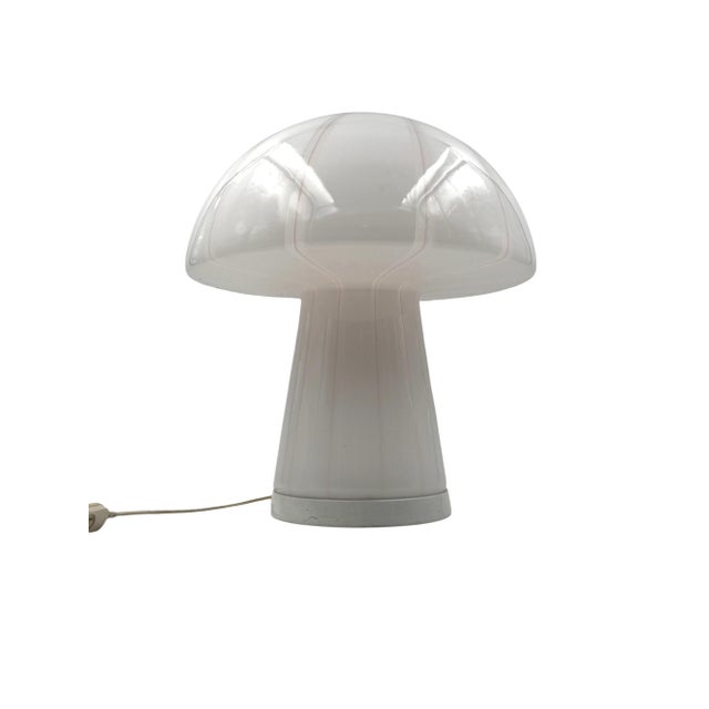 Mushroom Murano Glass Table Lamp, Italy, 1970s For Sale - Image 6 of 16