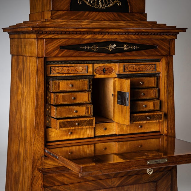 Wood Biedermeier Pyramid Secretaire, 1810 For Sale - Image 7 of 13