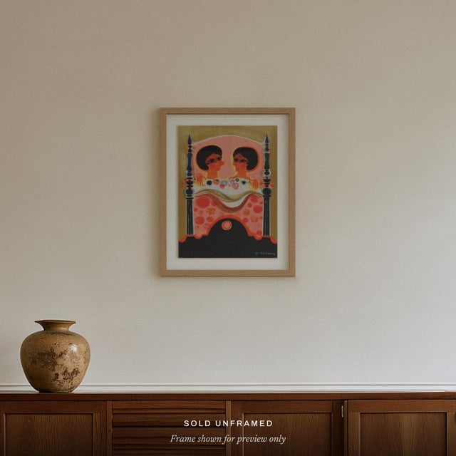 Frédéric MENGUY (1927–2007) 1975 - Les Angéliques - la sieste Year: 1975 Medium: lithograph Support: Arches paper Sheet...