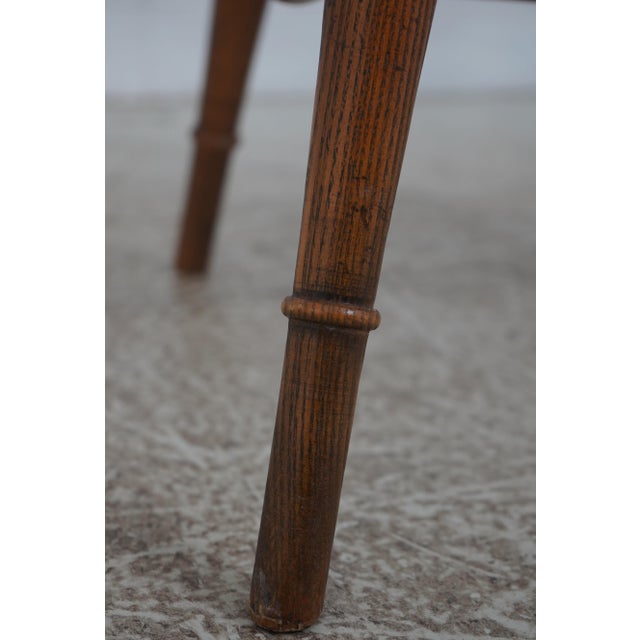 Set of 4 English Windsor Style Swivel Bar Stools For Sale - Image 17 of 18