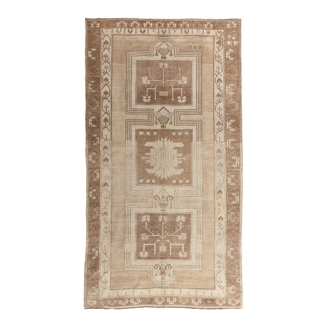 Late 20th Century Vintage Turkish Kars Rug, For Sale