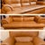 Chateau d'Ax Italian Leather 3 Seater Sofa For Sale - Image 17 of 18