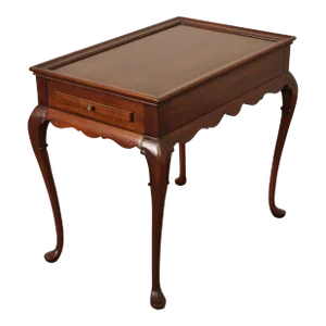 Queen Anne Style Vintage Mahogany Tea Table