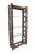 Rustic Wood and Glass Bookcase For Sale