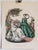 Mid 19th Century Lot of 5 Antique French Fashion Plates L La Mode Illustrée 1870s L Signed Anaïs Toudouze, Hand Colored Bustle Dresses, 9x12" Each For Sale - Image 5 of 17