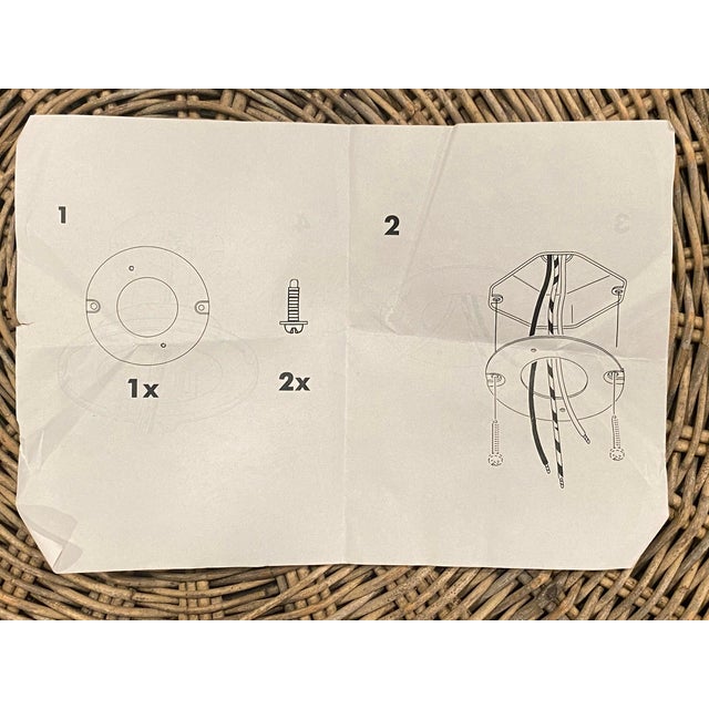 Art Deco Style 3-Light Ceiling Lamp For Sale - Image 9 of 9