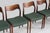 Mid-Century Modern Vintage Danish Model 71 Dining Room Chairs by Niels Moller for J.L. Møllers, 1950s, Set of 6 For Sale - Image 3 of 9