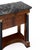 French Empire Mahogany Side Table With Ebonized Columns and Black Marble, Circa 1810 For Sale - Image 4 of 9