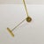 Italian Brass Floor Counterweight Lamp, 1960s For Sale - Image 4 of 9