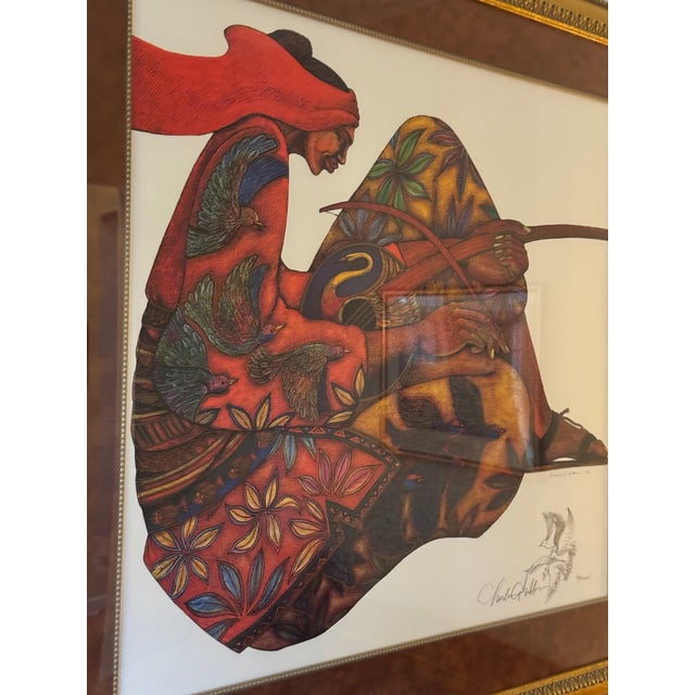 Charles Bibbs "The Music Maker" Signed Artist's Proof With Pencil Remarque, 1998 For Sale - Image 4 of 5