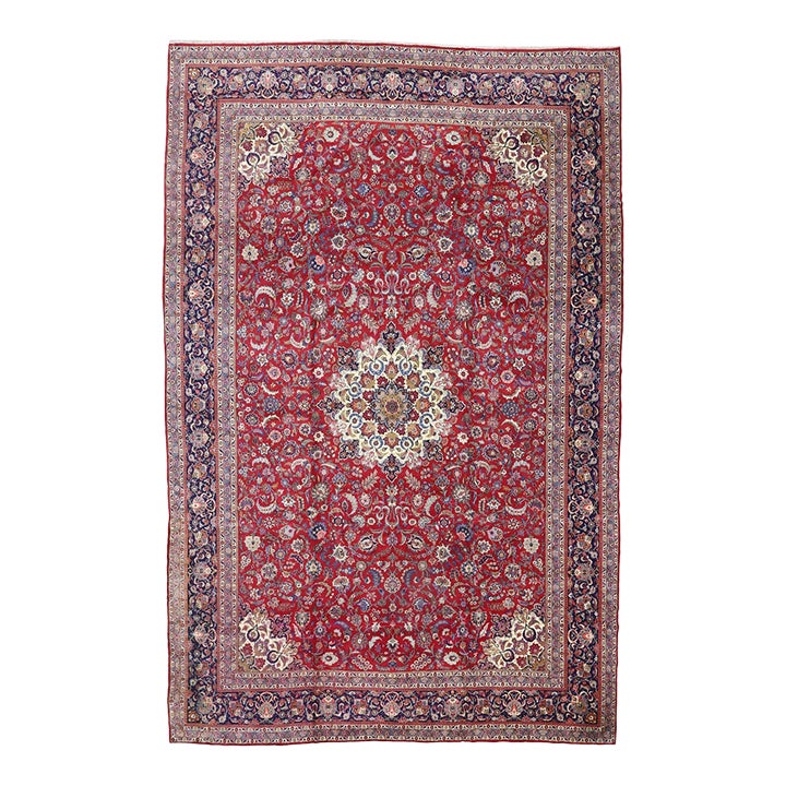 Antique Persian Kashan Rug, 15'00 X 23'00 | Chairish