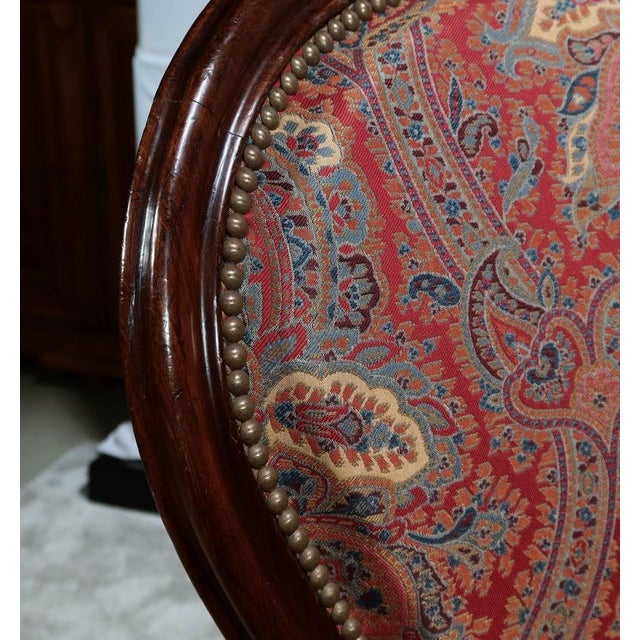 Small Napoleon III Chair in Mahogany For Sale - Image 6 of 17