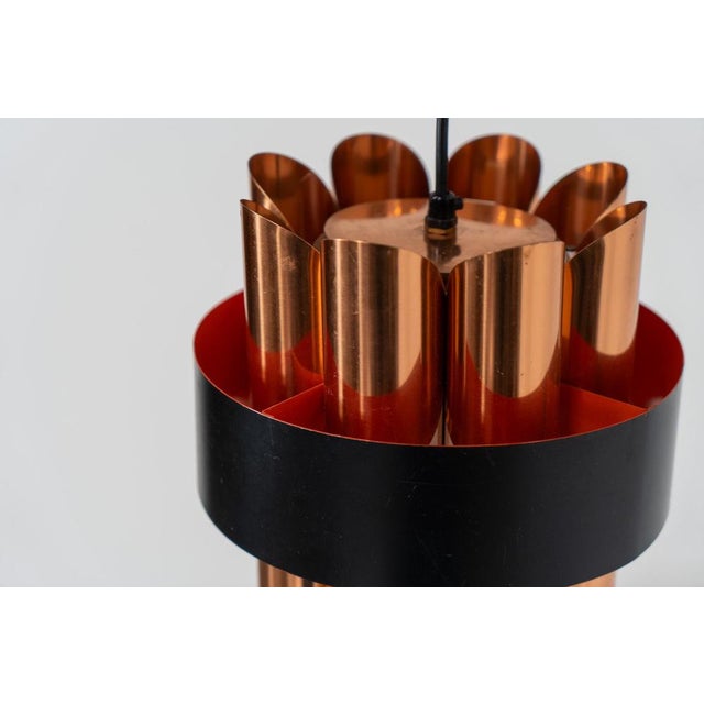 Copper Pendant Light by Werner Schou For Sale - Image 9 of 12