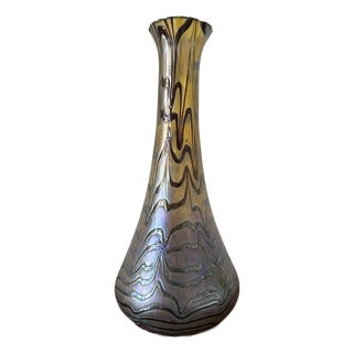 Art Nouveau Glass Vase, 1890s For Sale