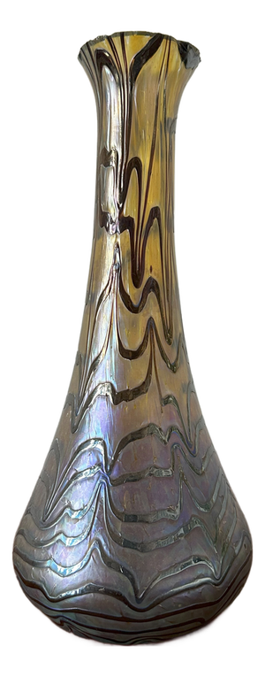 Art Nouveau Glass Vase, 1890s
