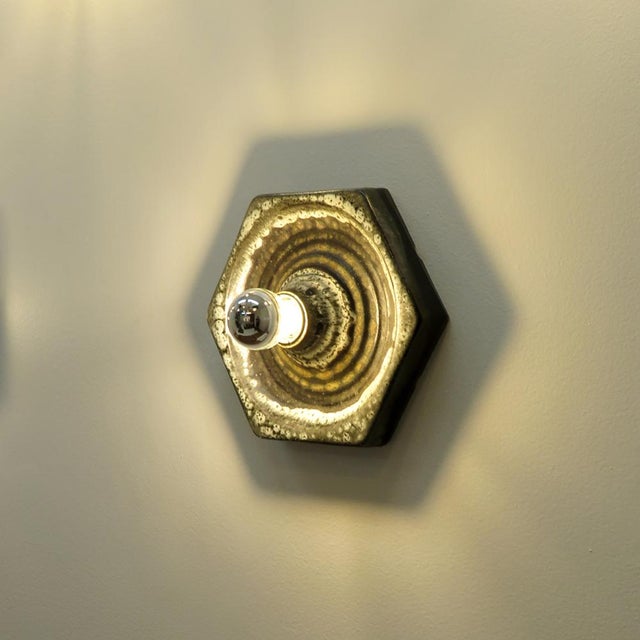 Ceramic German Ceramic Wall Lights, 1960 For Sale - Image 7 of 10
