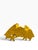 Yellow Vintage 2003 Set of 3 Yellow & Black Frog Figurines Sculptures For Sale - Image 8 of 12