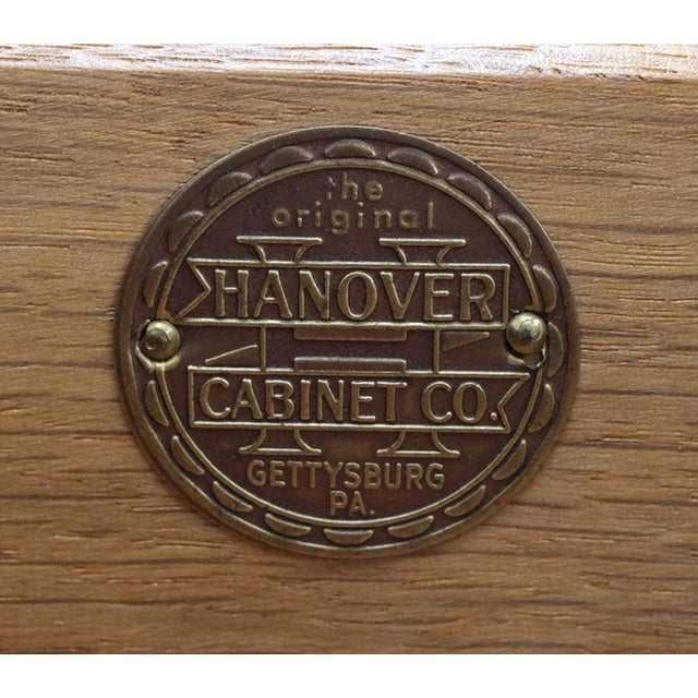 Light Walnut Bow Front Drawers Long Brass Pull Hardware Gentleman's Chest Mint For Sale - Image 18 of 18