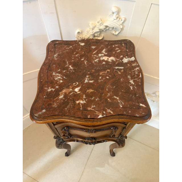 French Victorian Bedside Cabinet, 1860s For Sale - Image 9 of 12