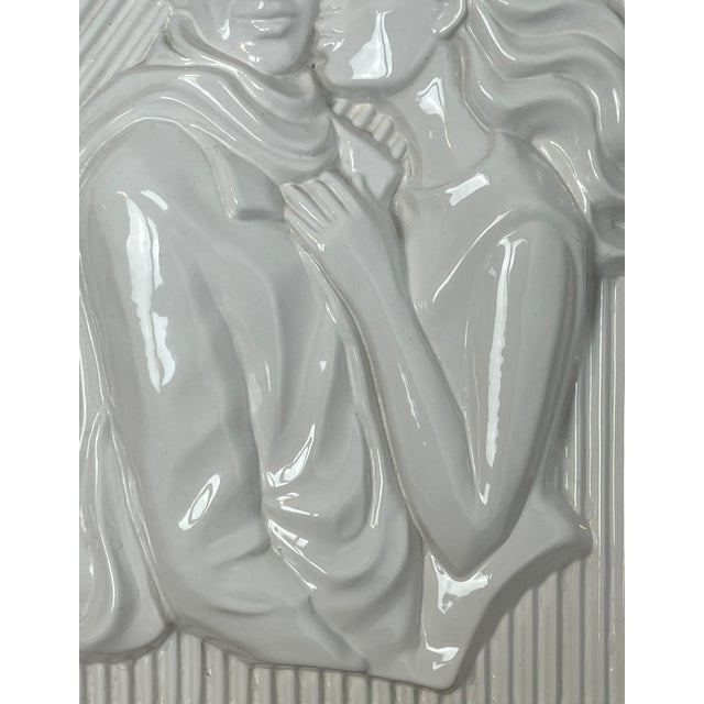 Swedish Pop Art Ceramic Wall Plaque by Ewa Jarenskog for Jie Gantoft, 1970s For Sale - Image 4 of 18