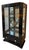 Wood Art Deco 3-Sided Glazed Showcase For Sale - Image 7 of 10