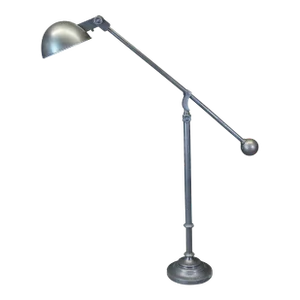 Large Mid-Century E.F Chapman Visual Comfort Boom Arm Pharmacy Floor Lamp Bronze Light